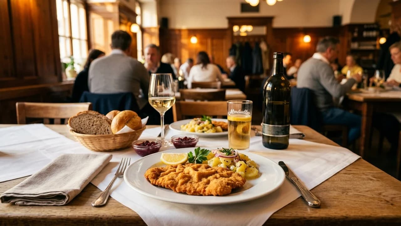Authentic local cuisine dining experience in Vienna
