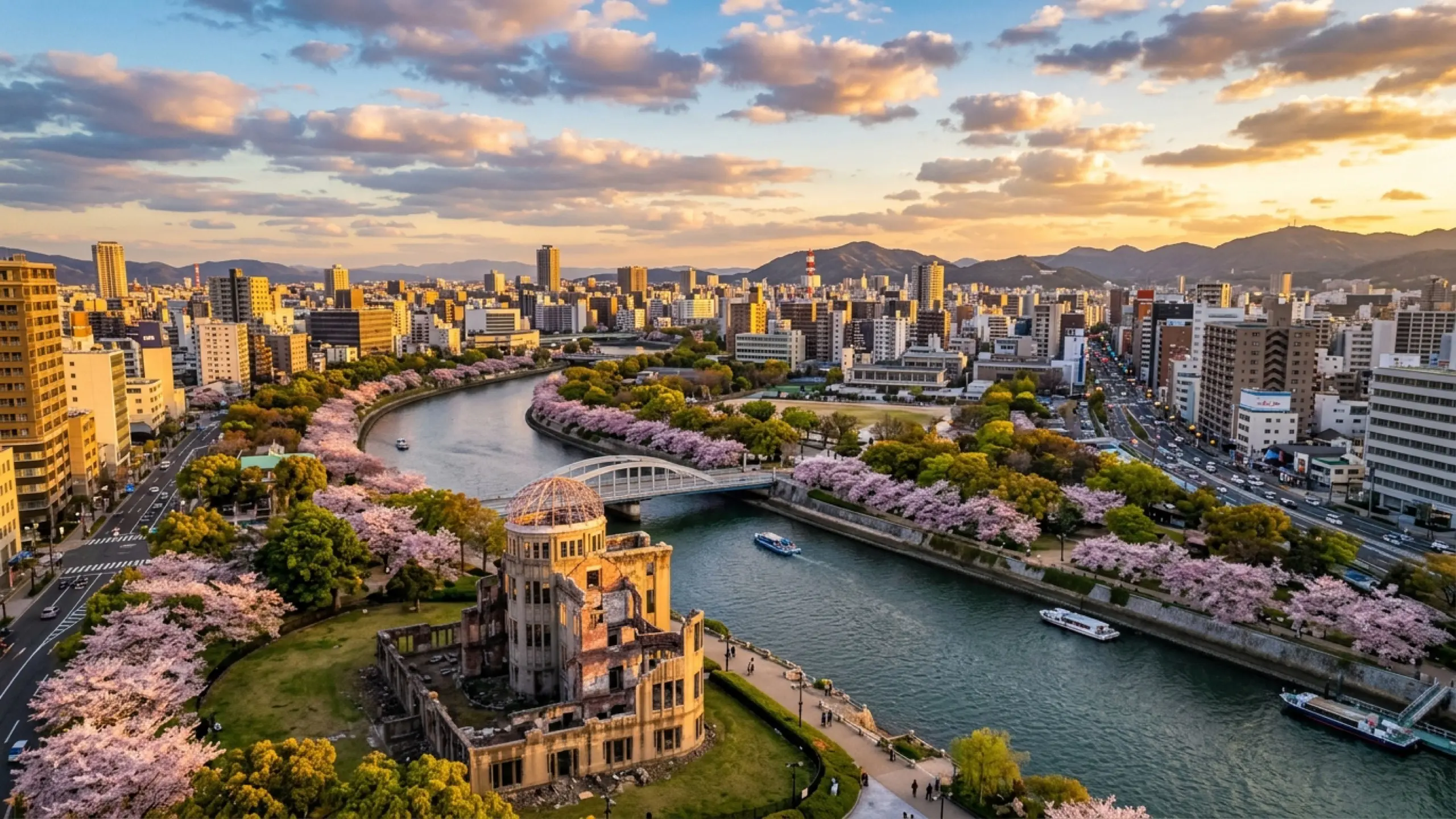 Business Class to Hiroshima