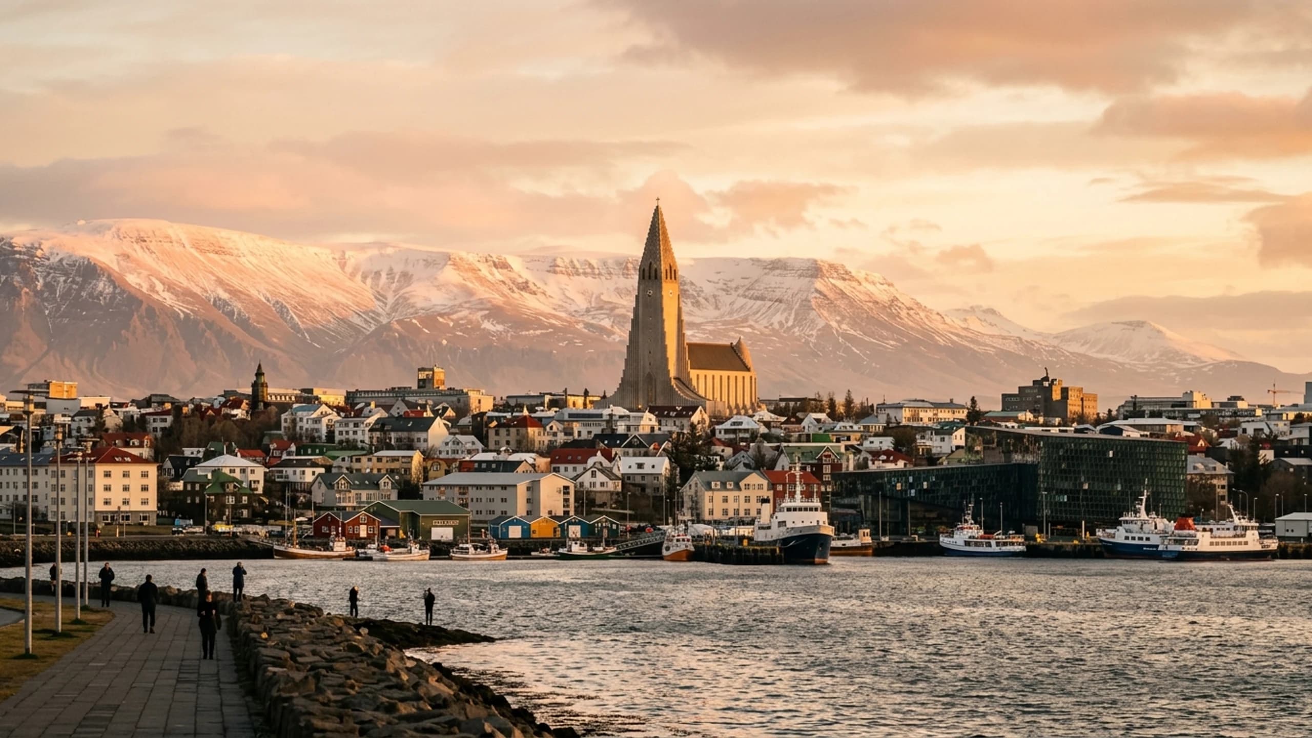 Reykjavik background
