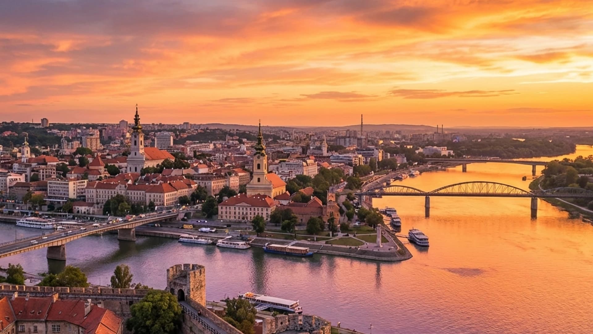 Serbia background