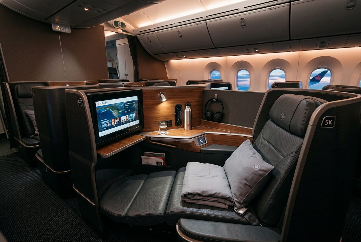 Air Canada Signature Class cabin