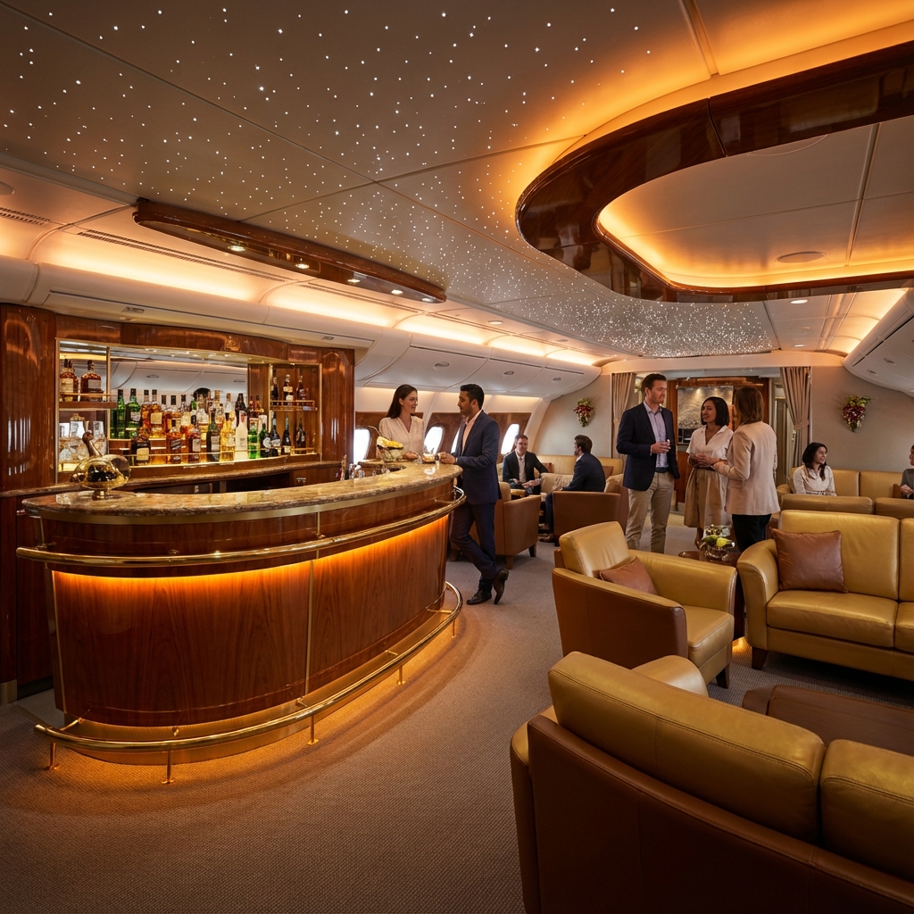 Emirates Emirates Business cabin