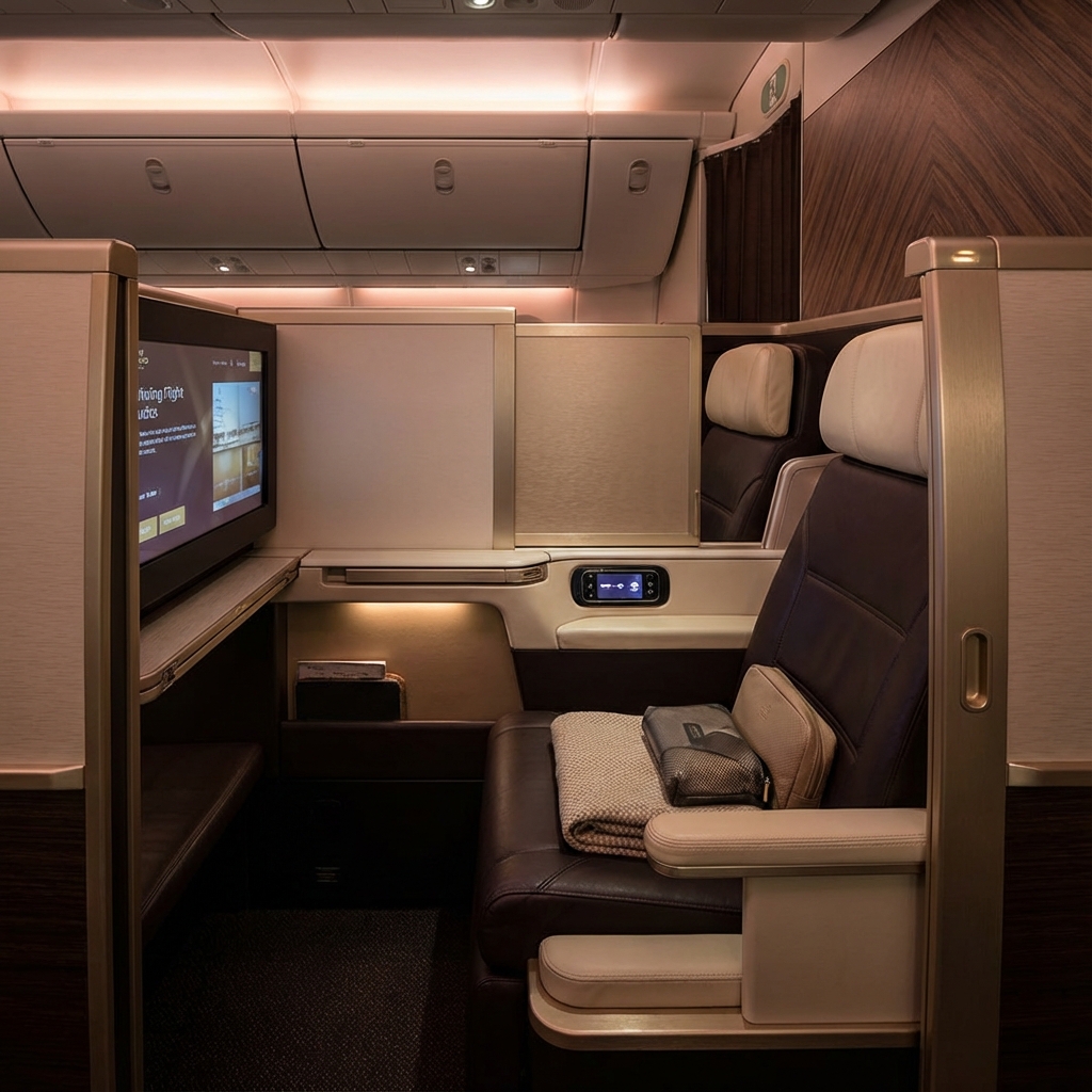 Etihad Airways Business Studio cabin