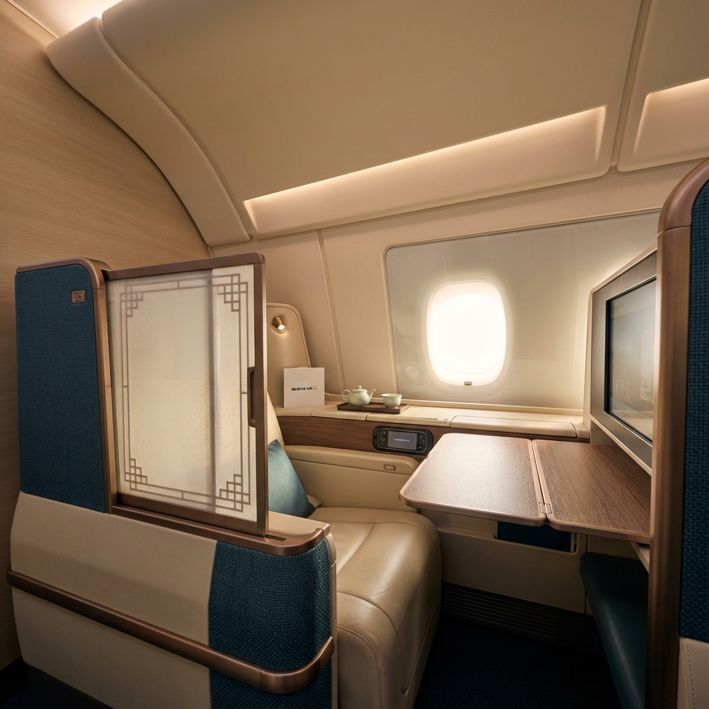 Korean Air Prestige Suite cabin