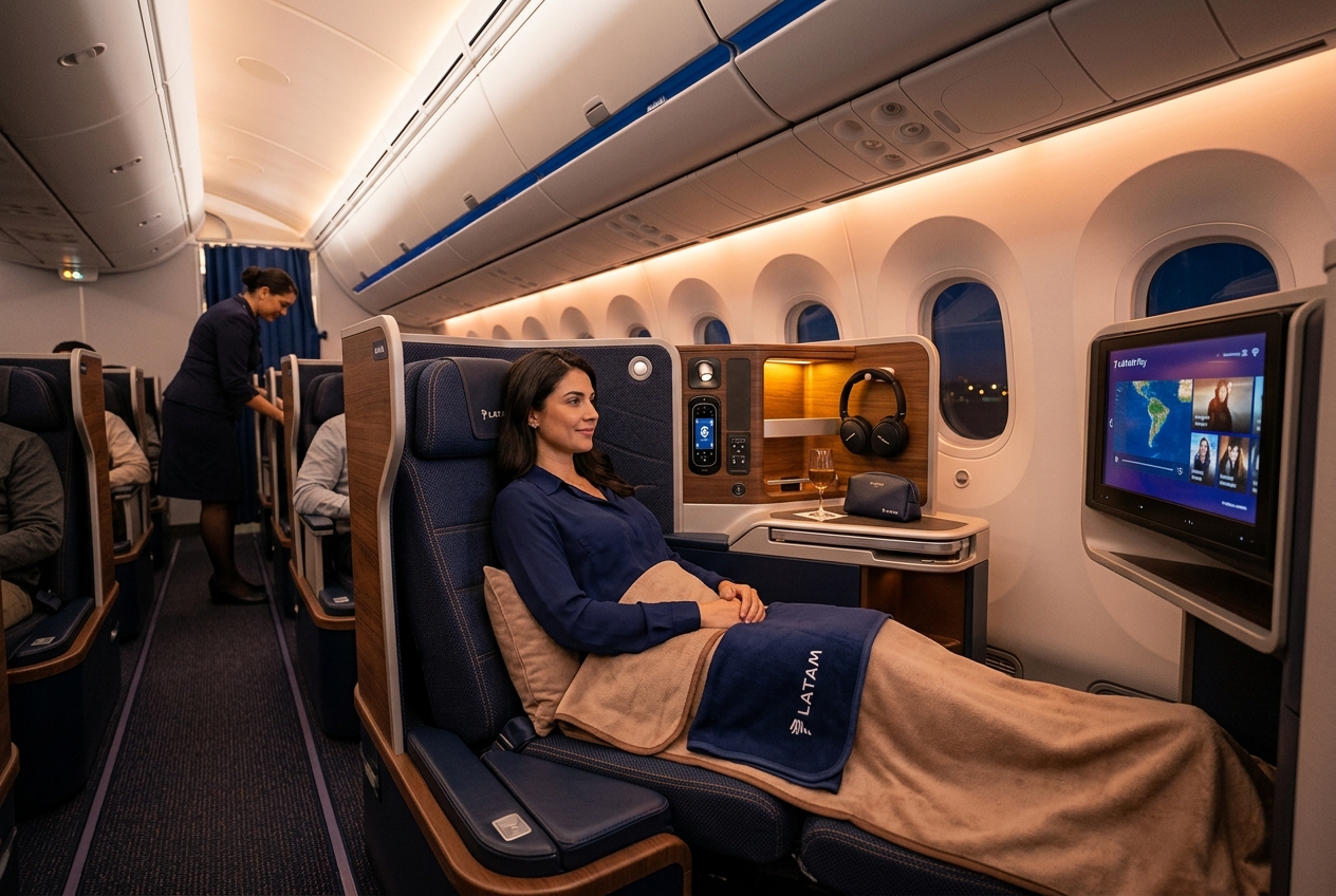 LATAM Airlines Business cabin