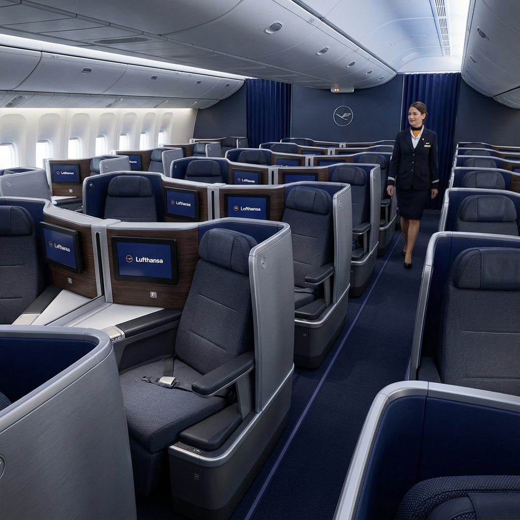 Lufthansa Allegris Business cabin