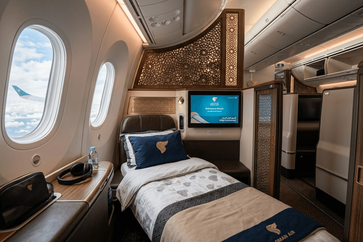 Oman Air Oman Air Business cabin