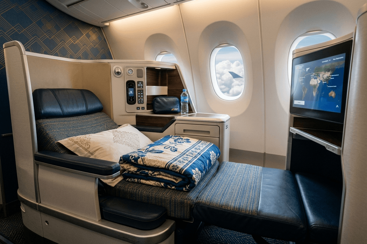 Philippine Airlines PAL Business cabin