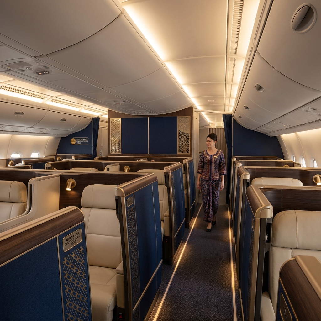 Singapore Airlines Singapore Business cabin