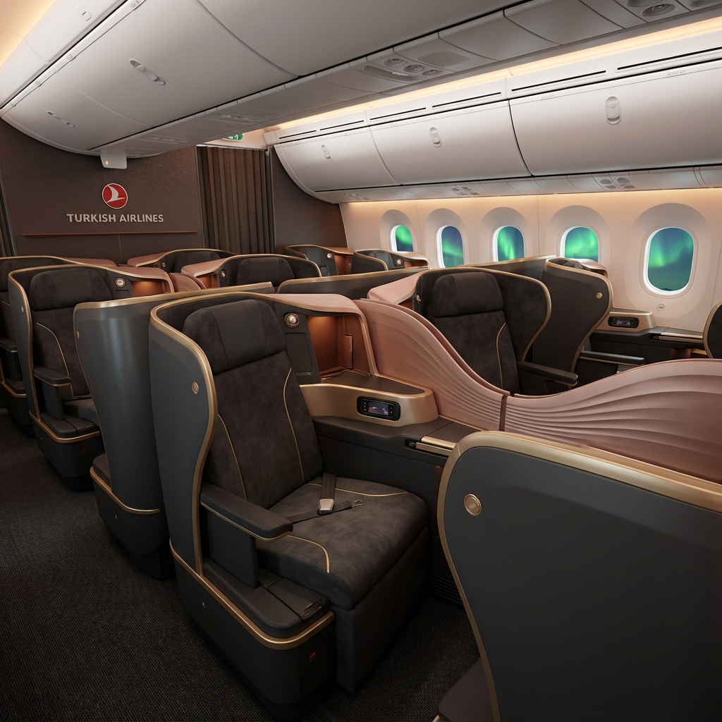 Turkish Airlines Turkish Business cabin