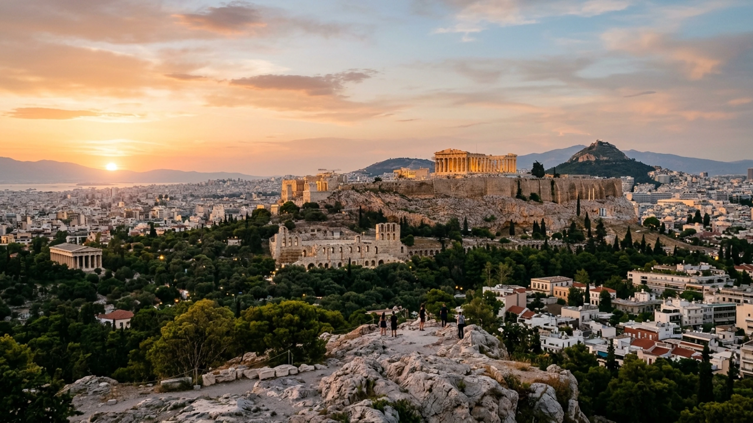 Chicago to Athens Business Class — Premium business class cabin interior