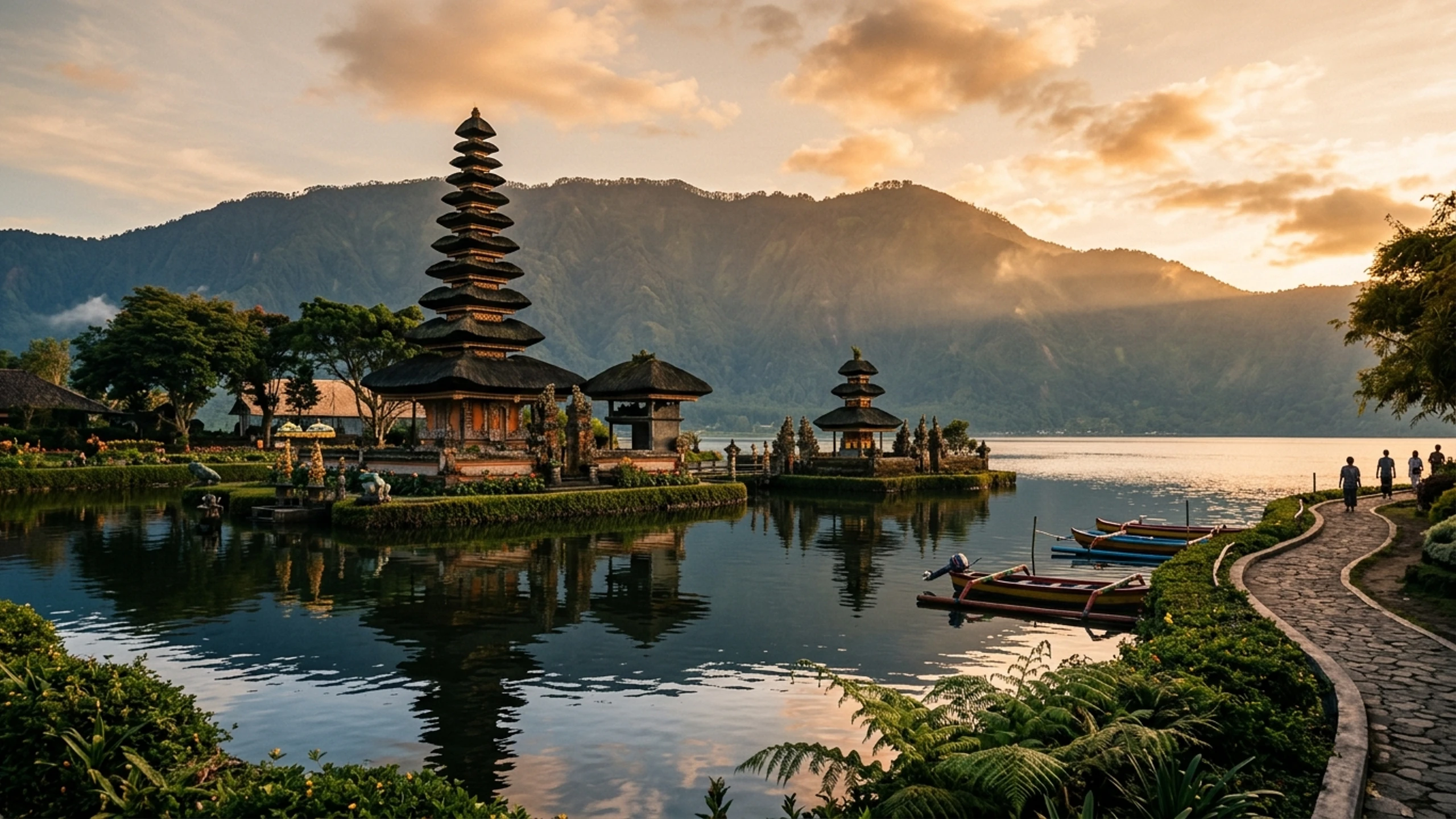 Los Angeles to Bali Business Class — Premium business class cabin interior