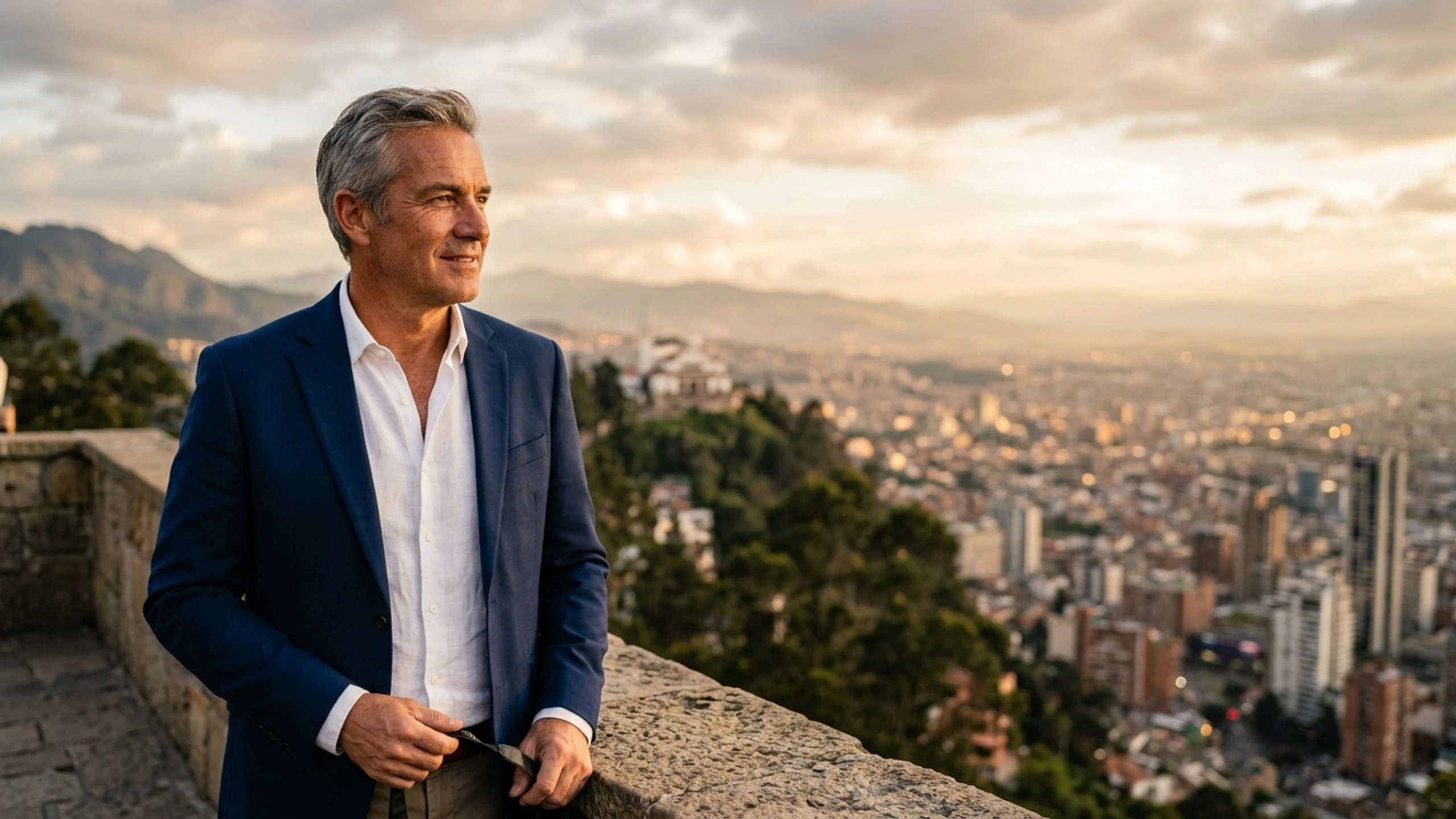 Tallahassee to Bogota Business Class — Premium business class cabin interior