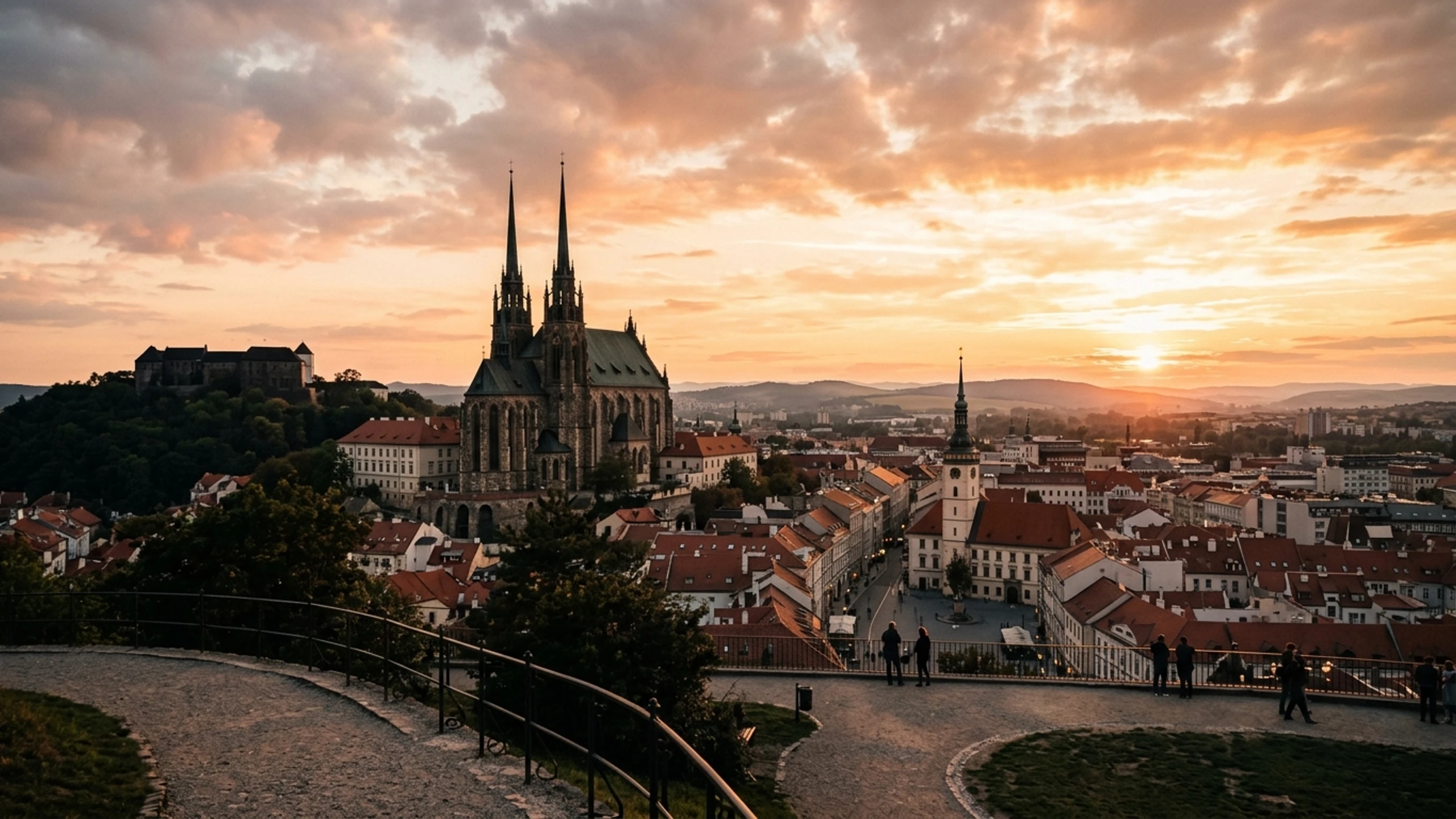 Newark to Brno Business Class — Premium business class cabin interior