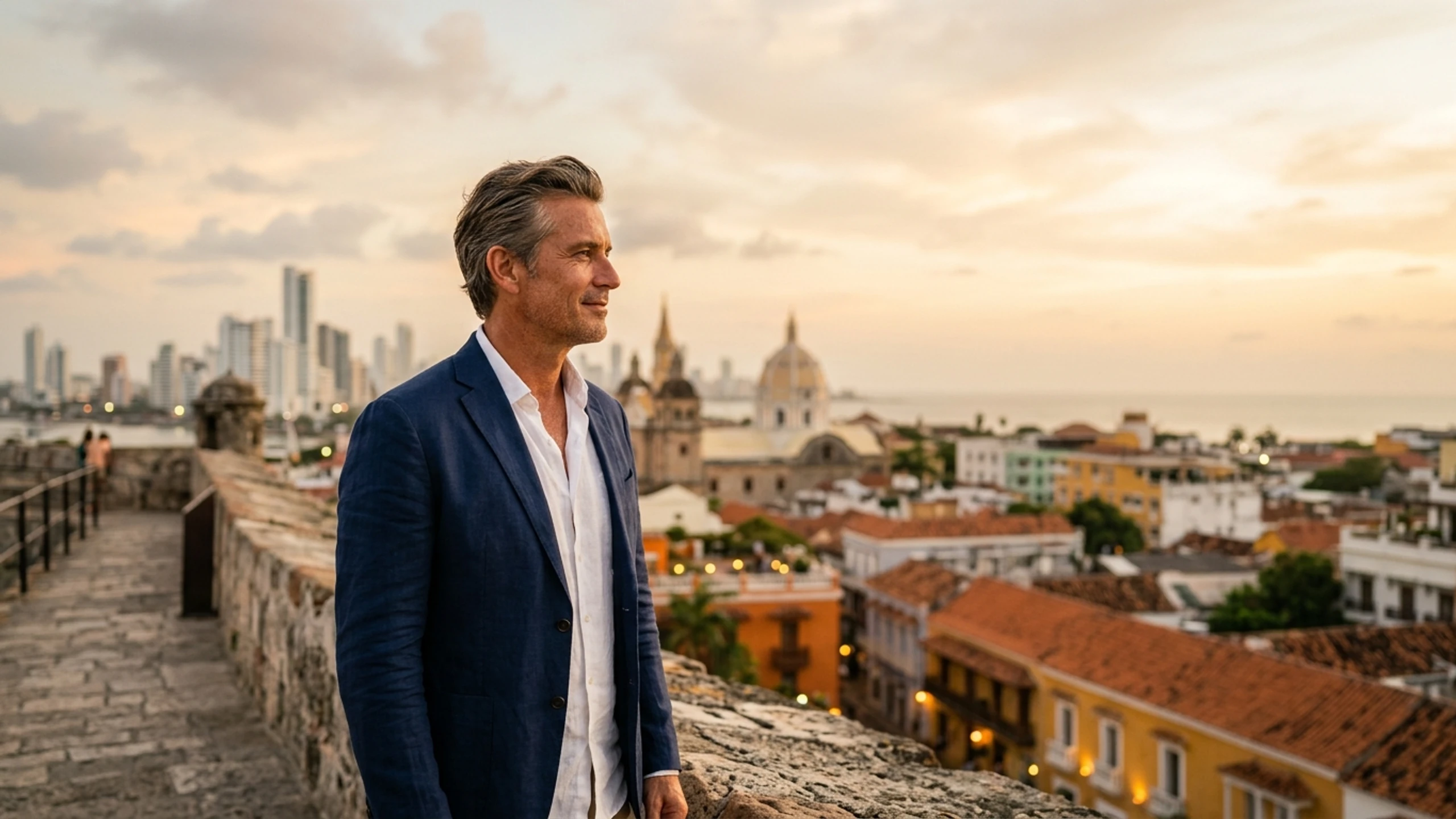 Austin to Cartagena Business Class — Premium business class cabin interior