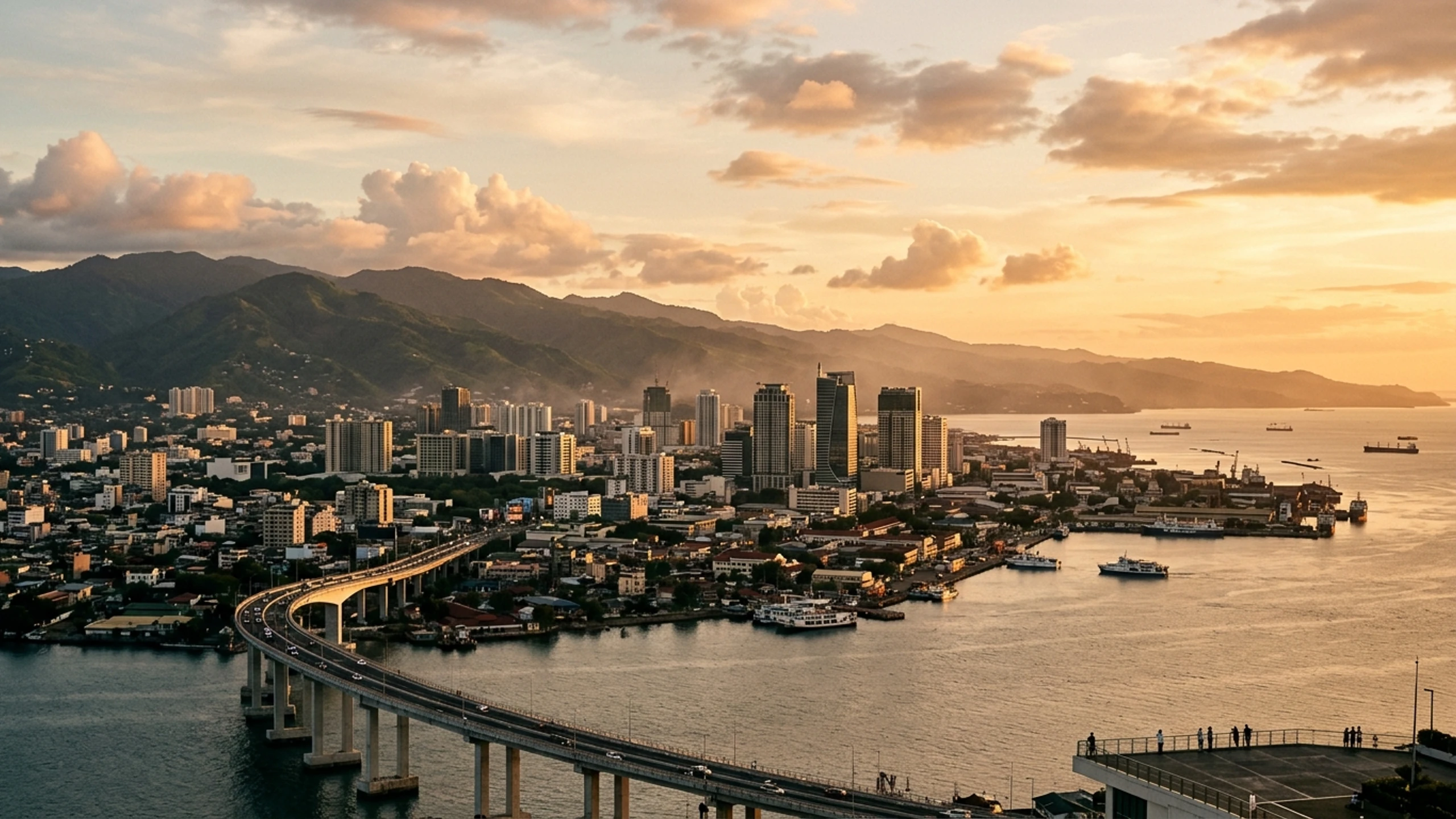 Los Angeles to Cebu Business Class — Premium business class cabin interior