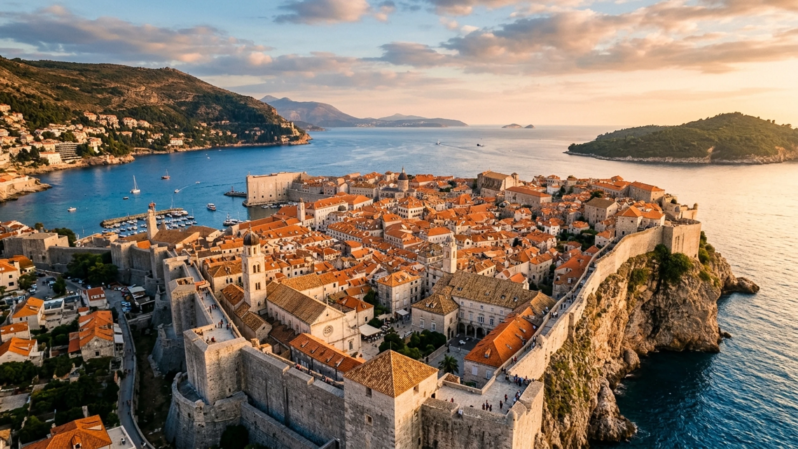 New York to Dubrovnik Business Class — Premium business class cabin interior