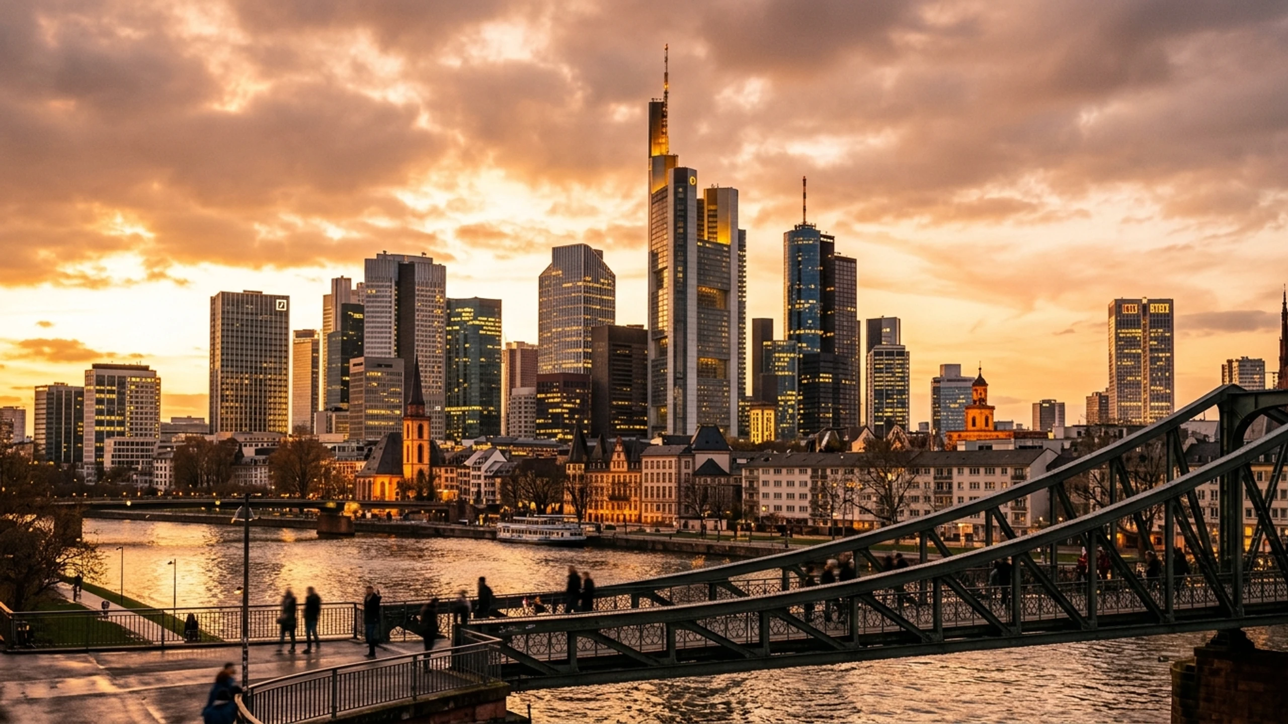 Atlanta to Frankfurt Business Class — Premium business class cabin interior