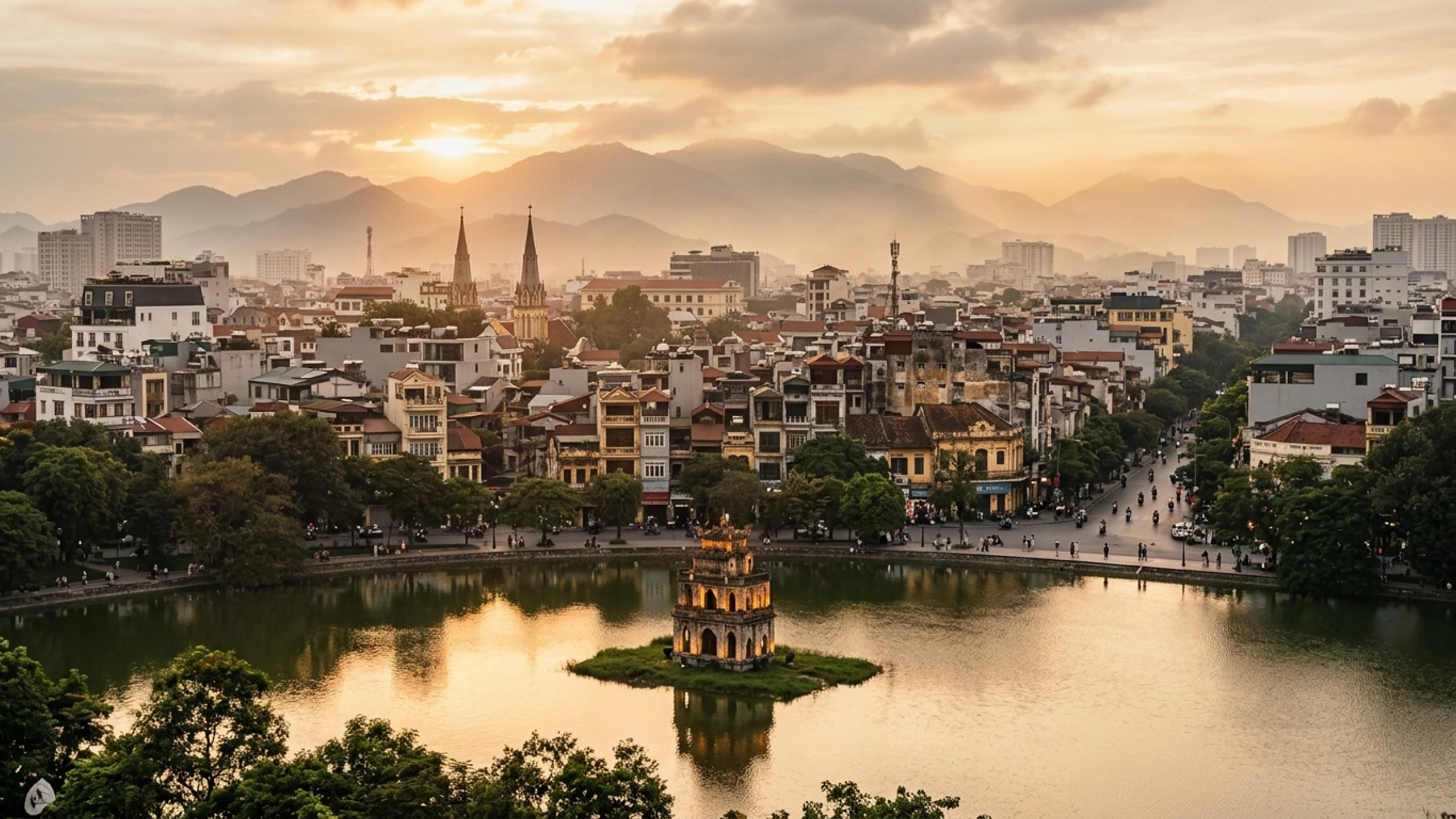 Los Angeles to Hanoi Business Class — Premium business class cabin interior