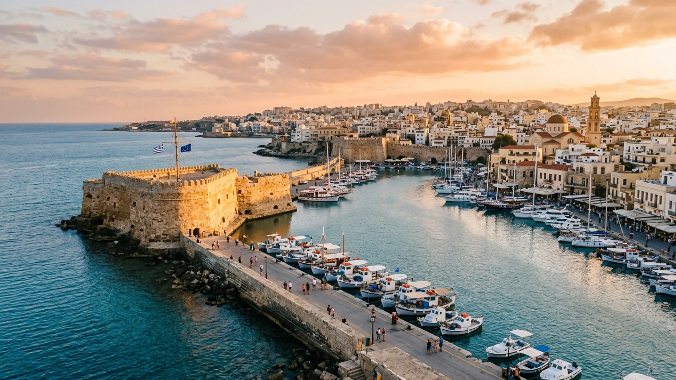 Chicago to Heraklion Business Class — Premium business class cabin interior