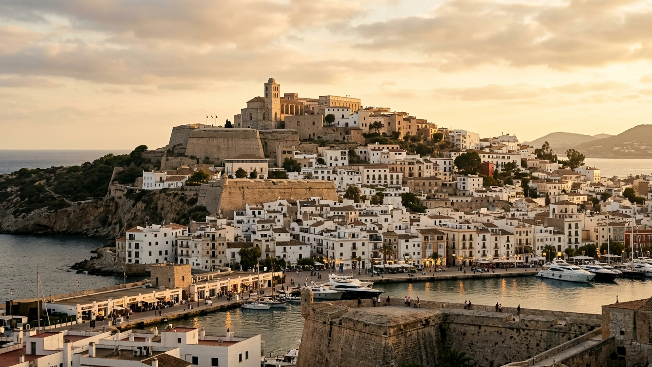 New York to Ibiza Business Class — Premium business class cabin interior