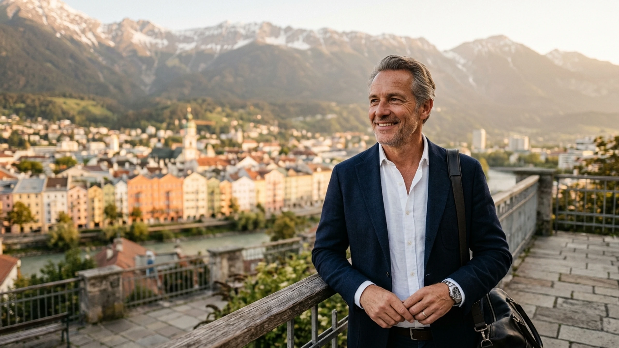Austin to Innsbruck Business Class — Premium business class cabin interior