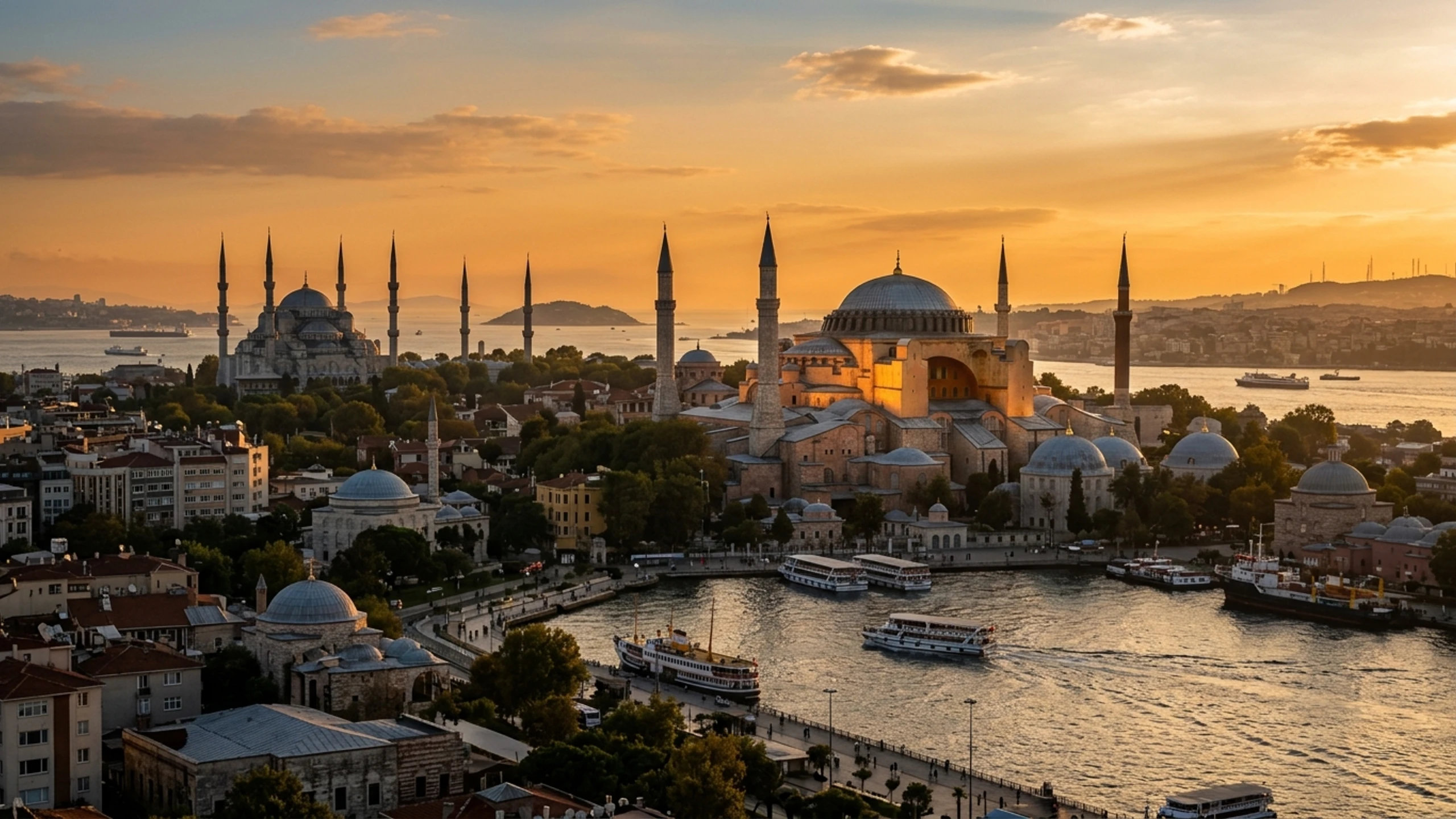 Seattle to Istanbul Business Class — Premium business class cabin interior