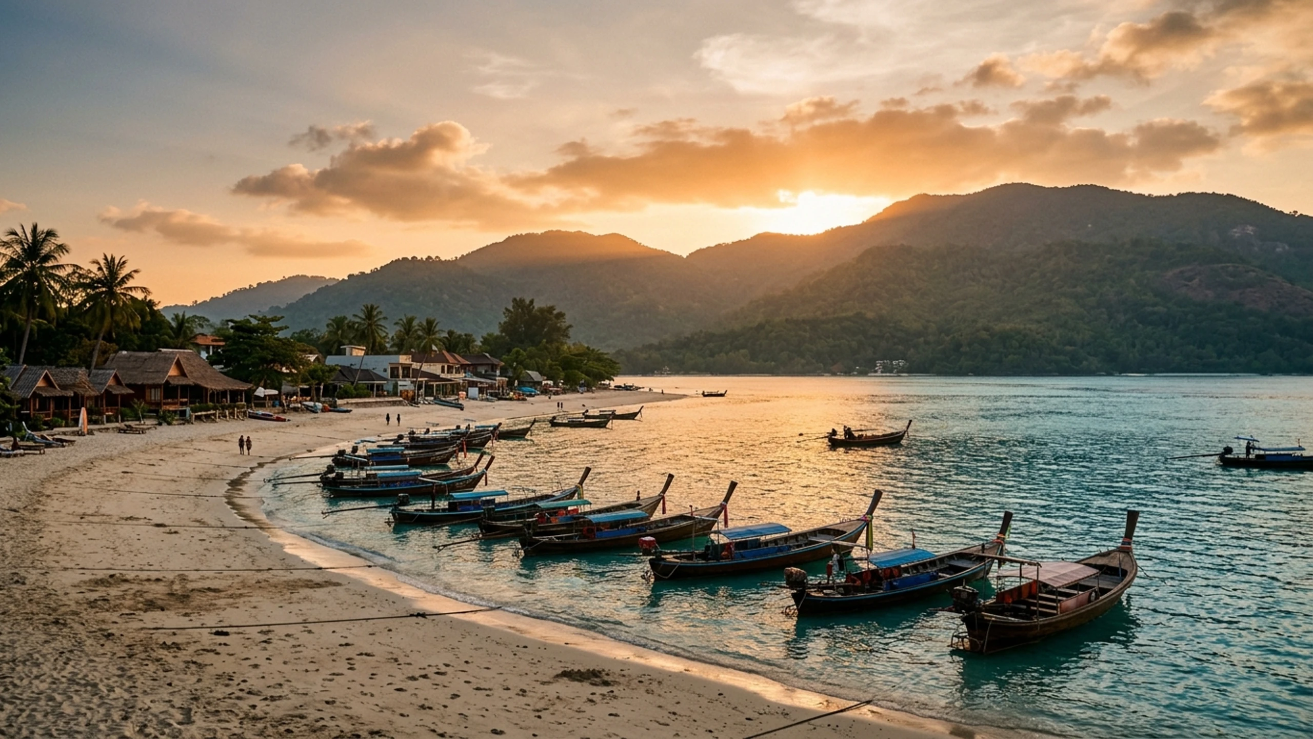Los Angeles to Koh Lipe Business Class — Premium business class cabin interior