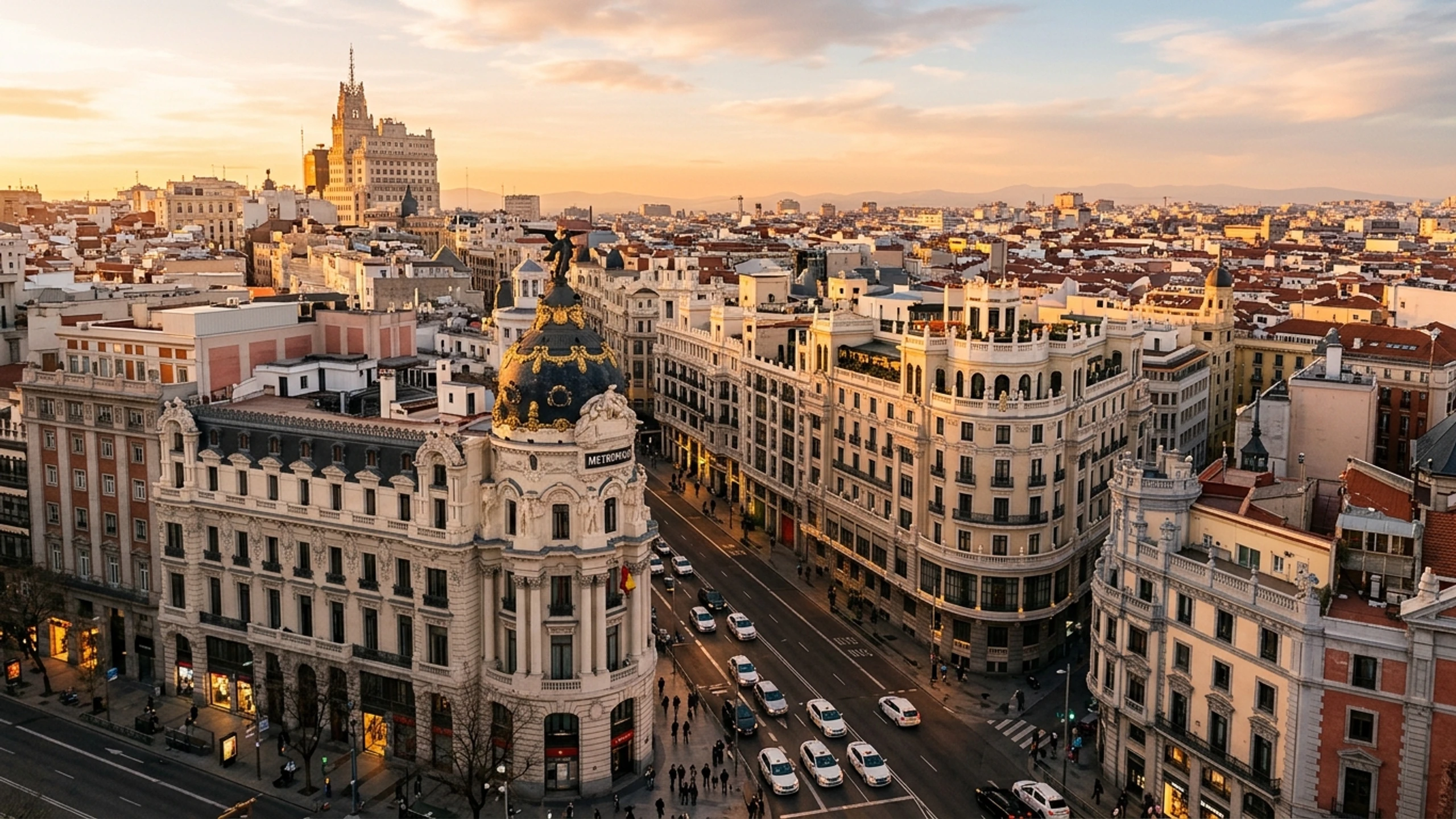 Dallas to Madrid Business Class — Premium business class cabin interior
