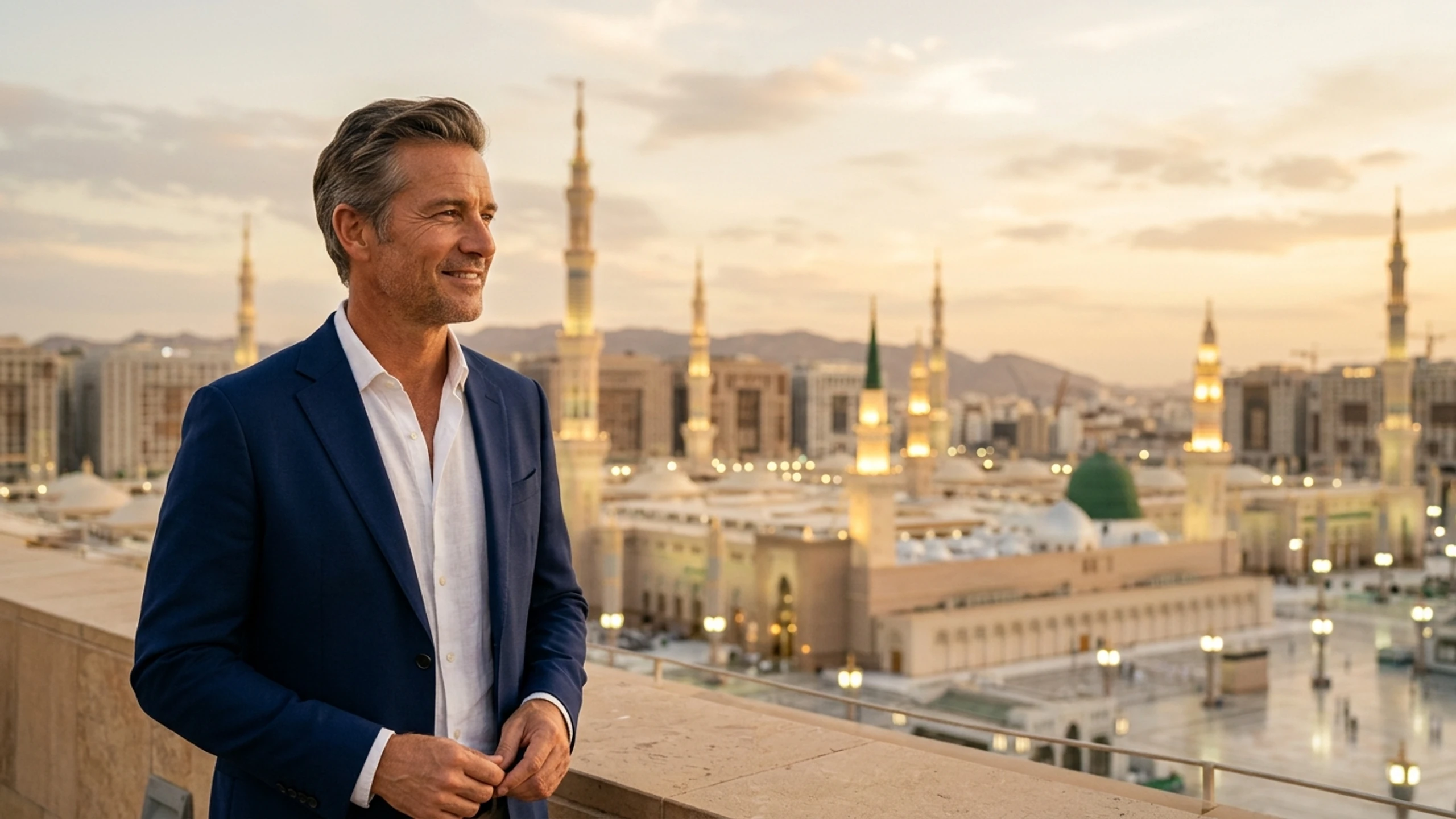 Chicago to Medina Business Class — Premium business class cabin interior