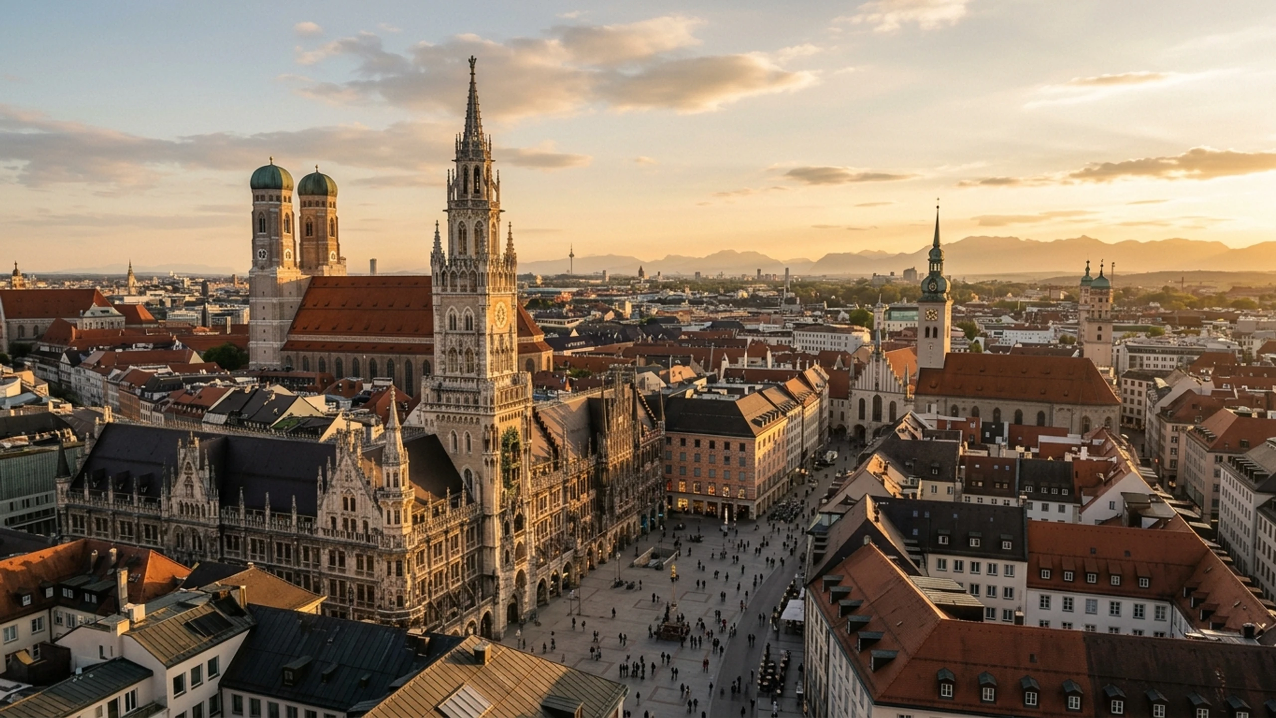 Boston to Munich Business Class — Premium business class cabin interior
