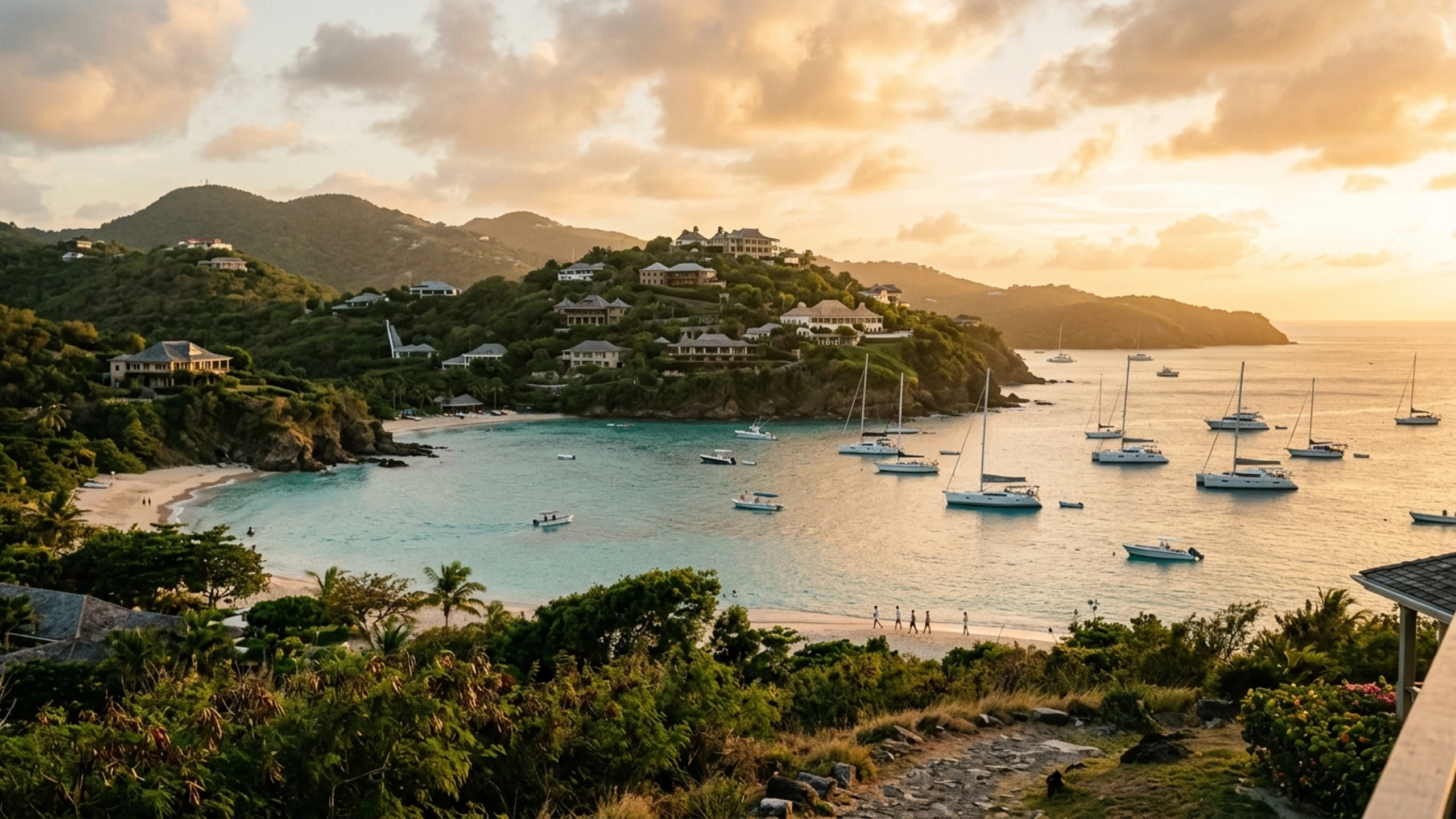 Washington DC to Mustique Business Class — Premium business class cabin interior