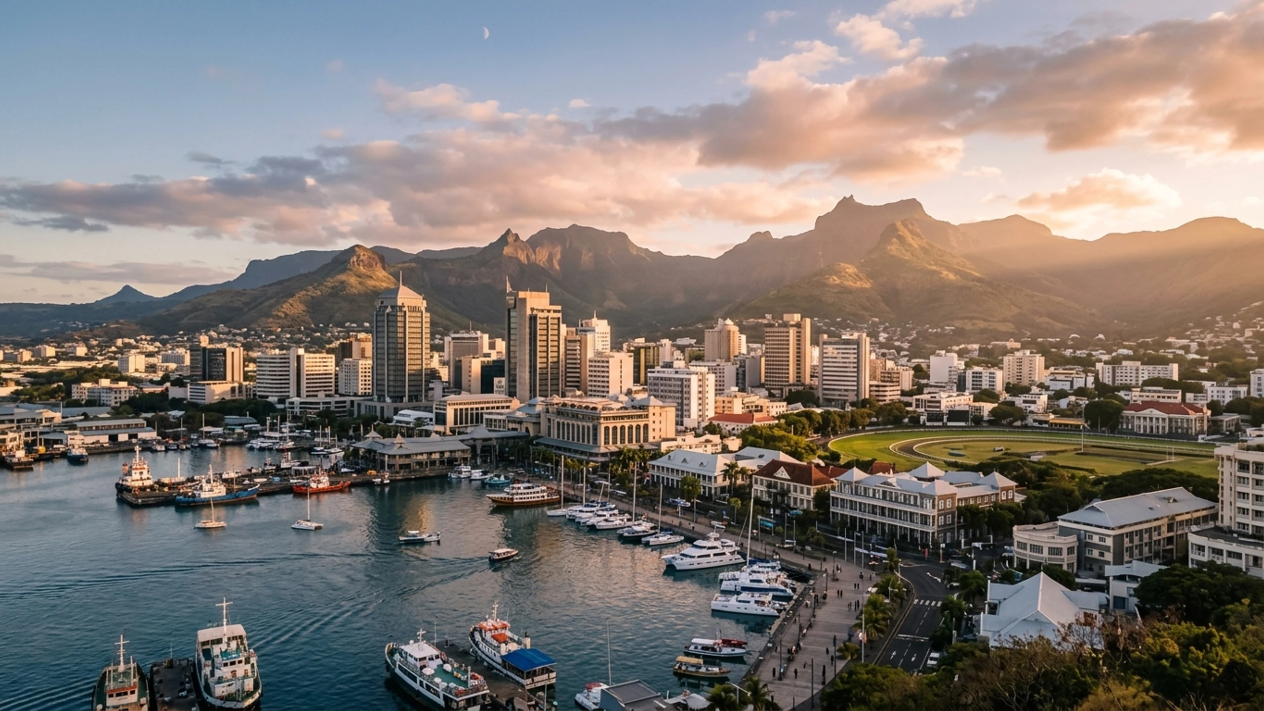 Miami to Mauritius Business Class — Premium business class cabin interior