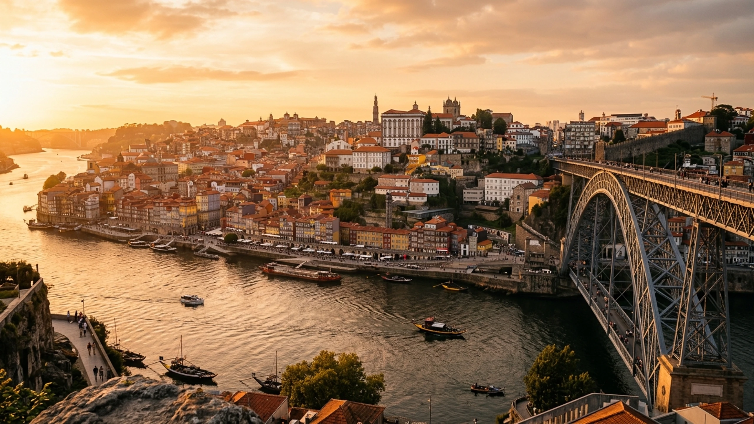 Newark to Porto Business Class — Premium business class cabin interior