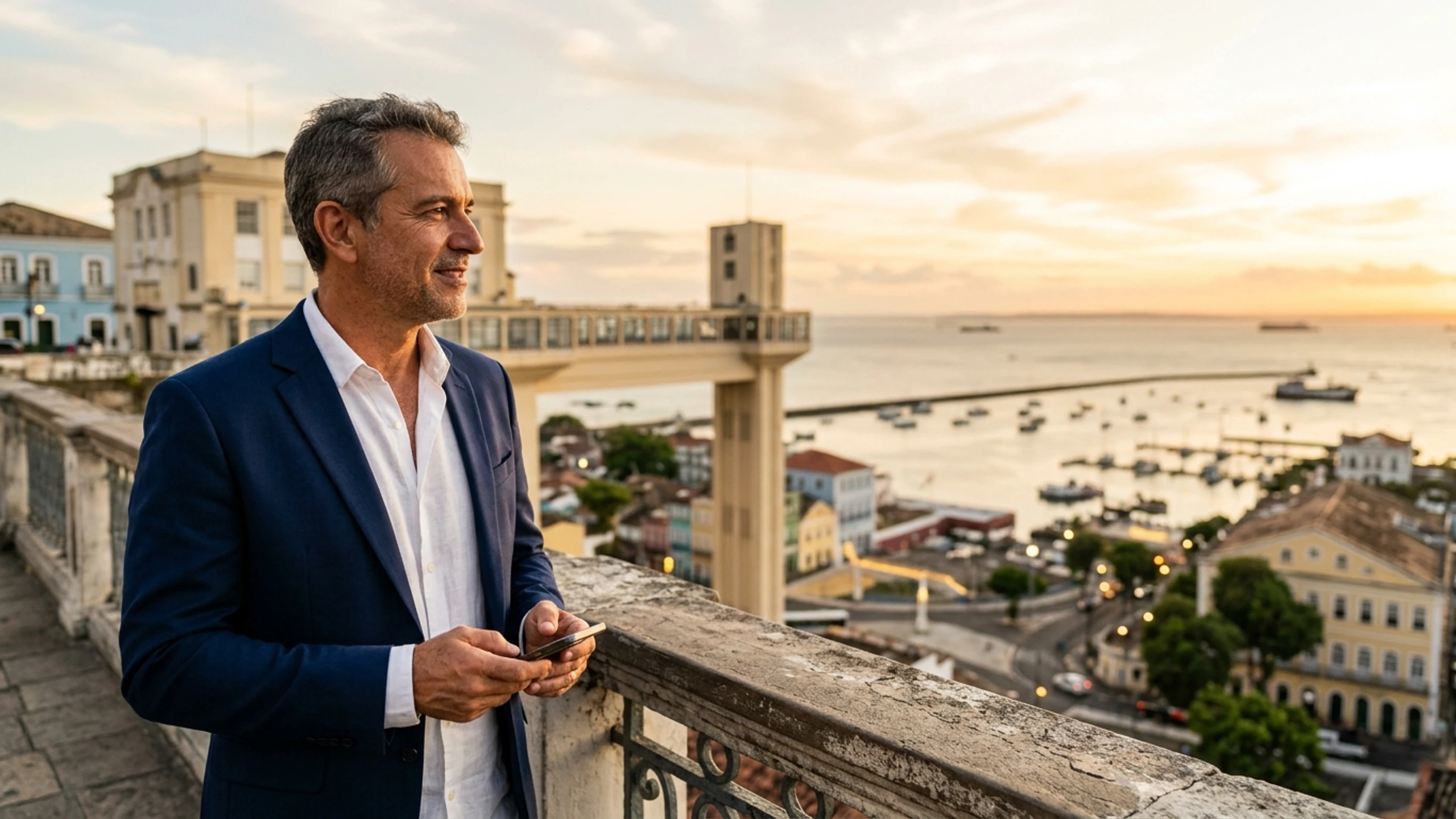 New York to Salvador Business Class — Premium business class cabin interior