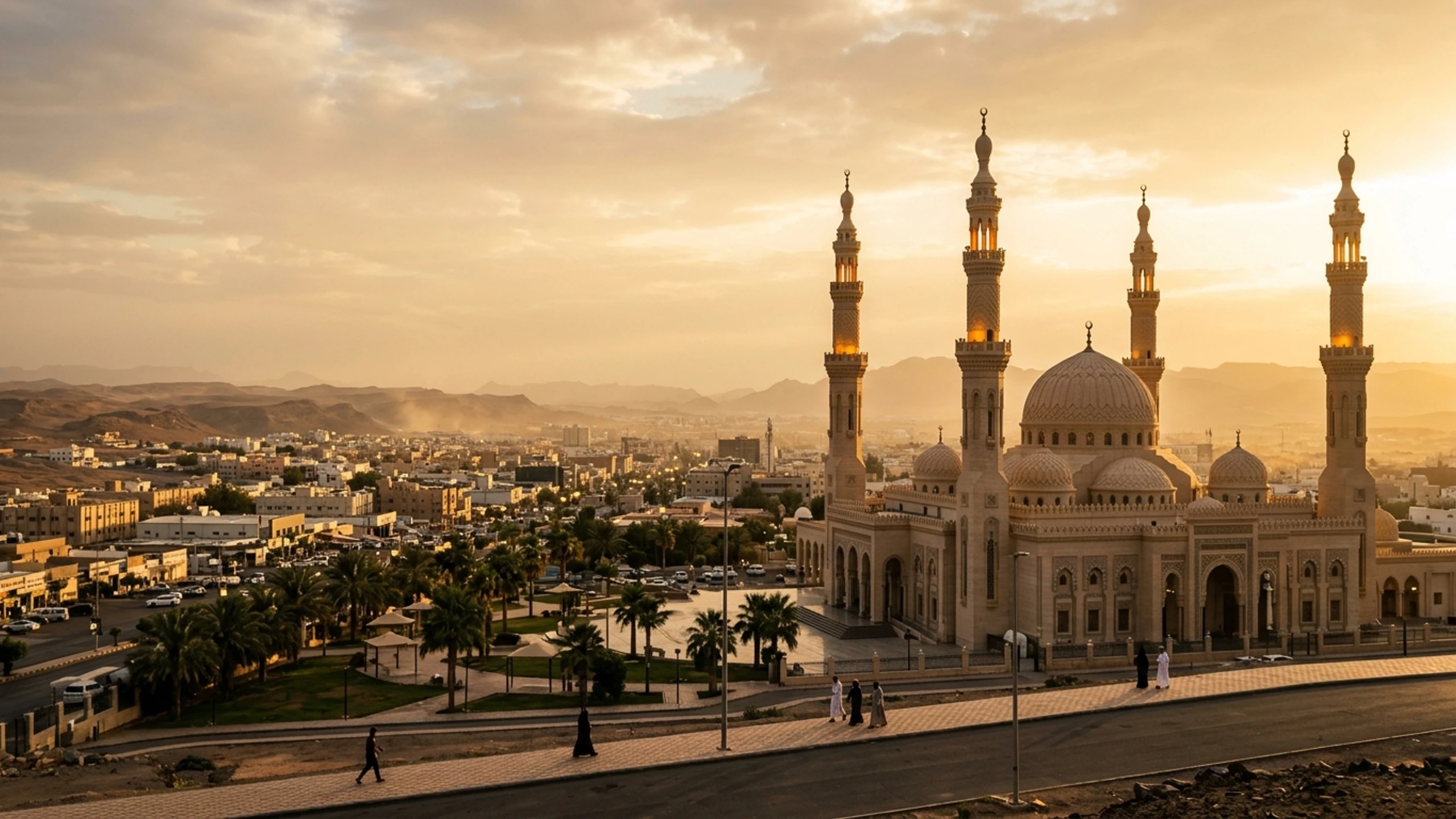 Chicago to Tabuk Business Class — Premium business class cabin interior
