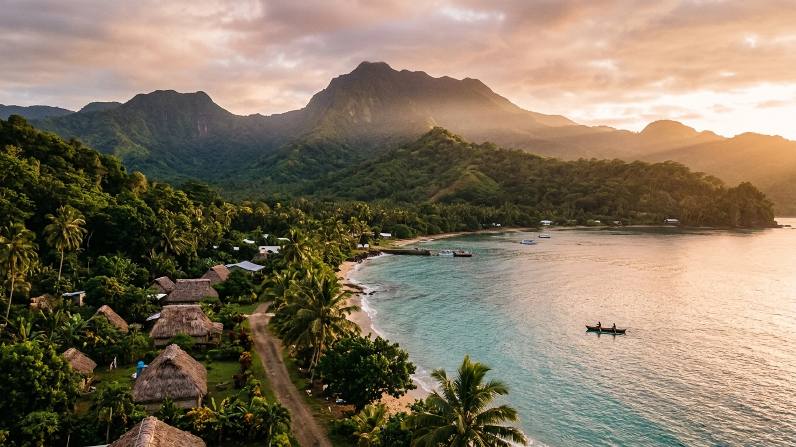 Miami to Taveuni Business Class — Premium business class cabin interior