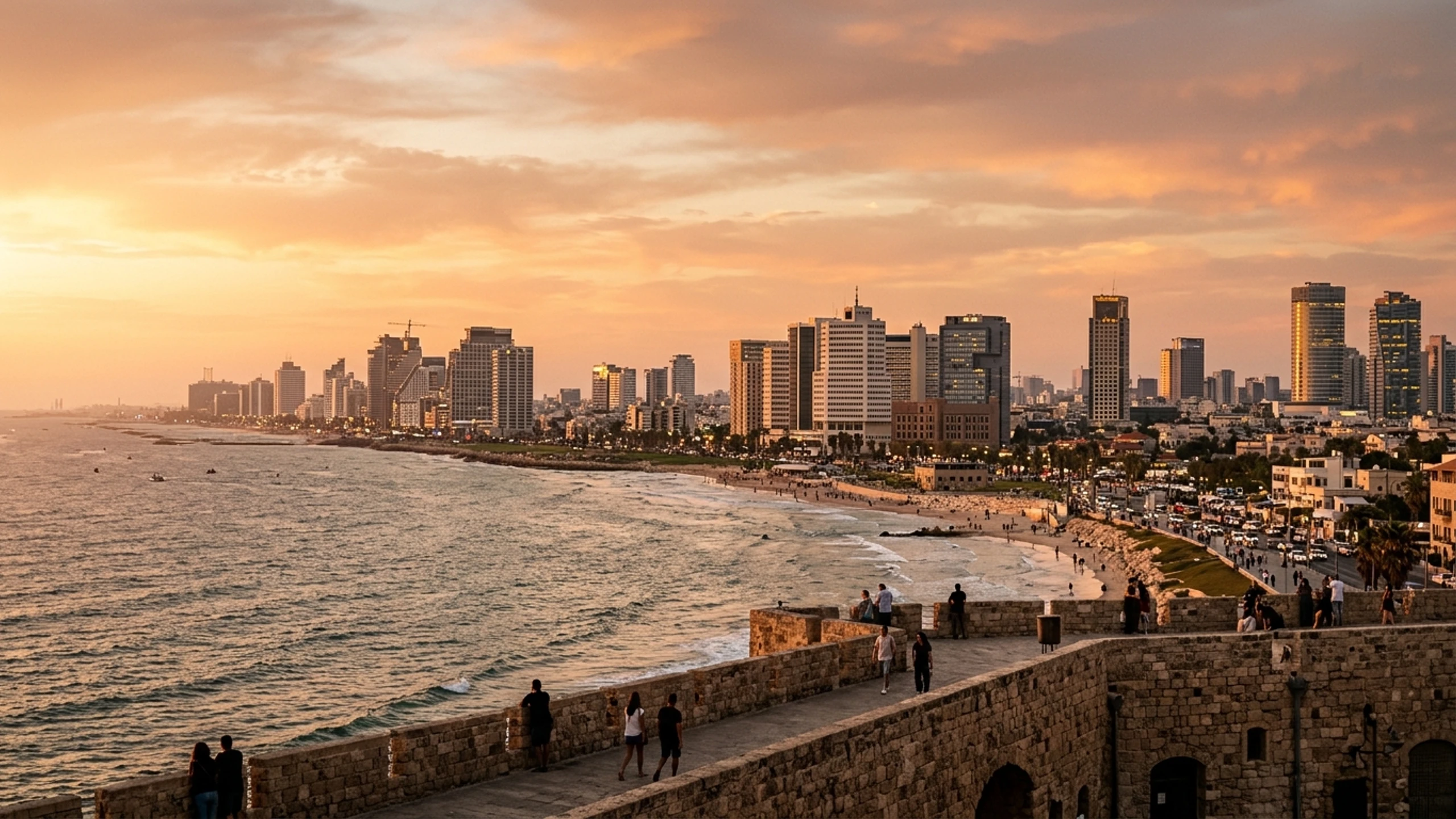 Boston to Tel Aviv Business Class — Premium business class cabin interior