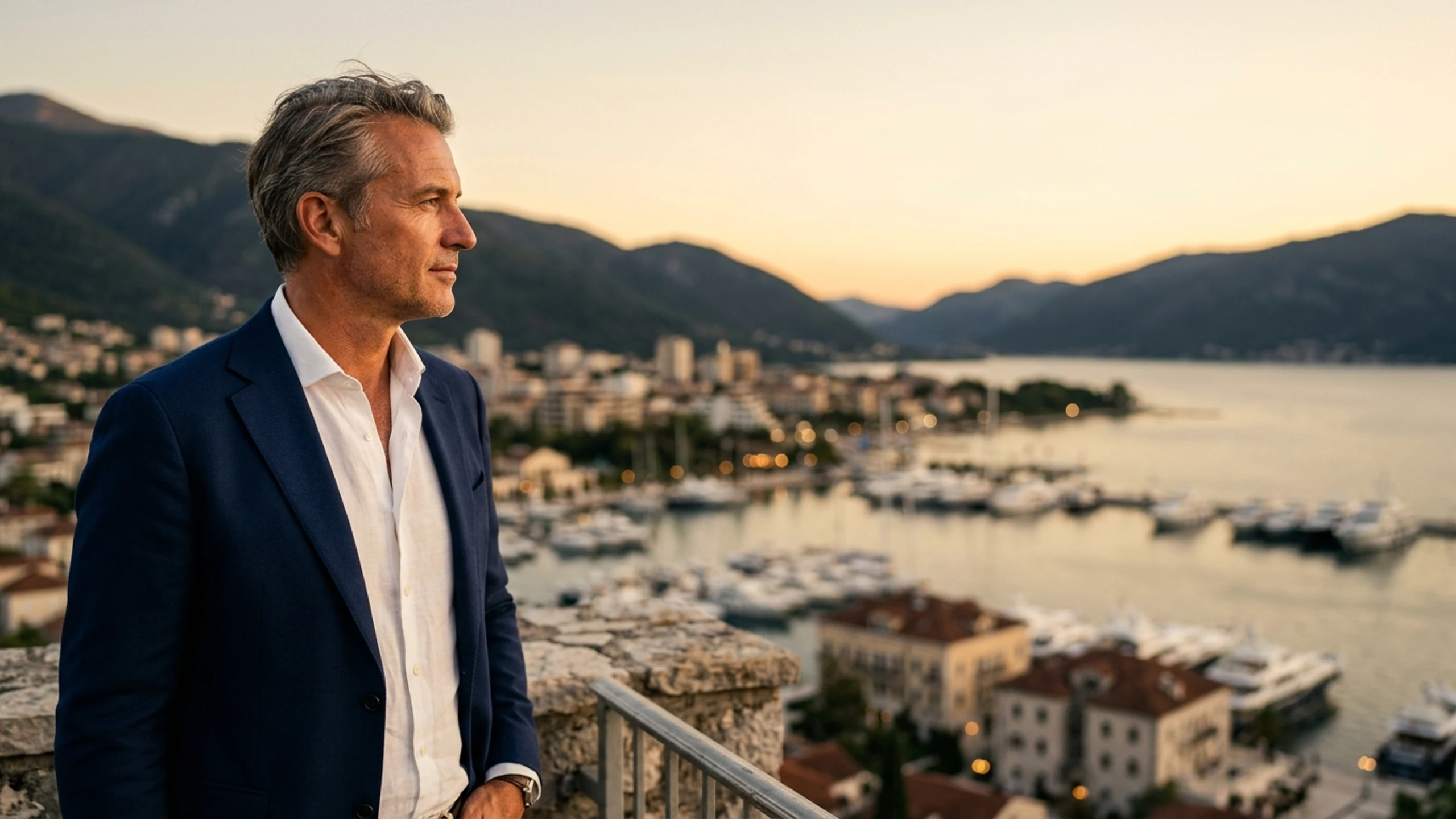 Chicago to Tivat Business Class — Premium business class cabin interior