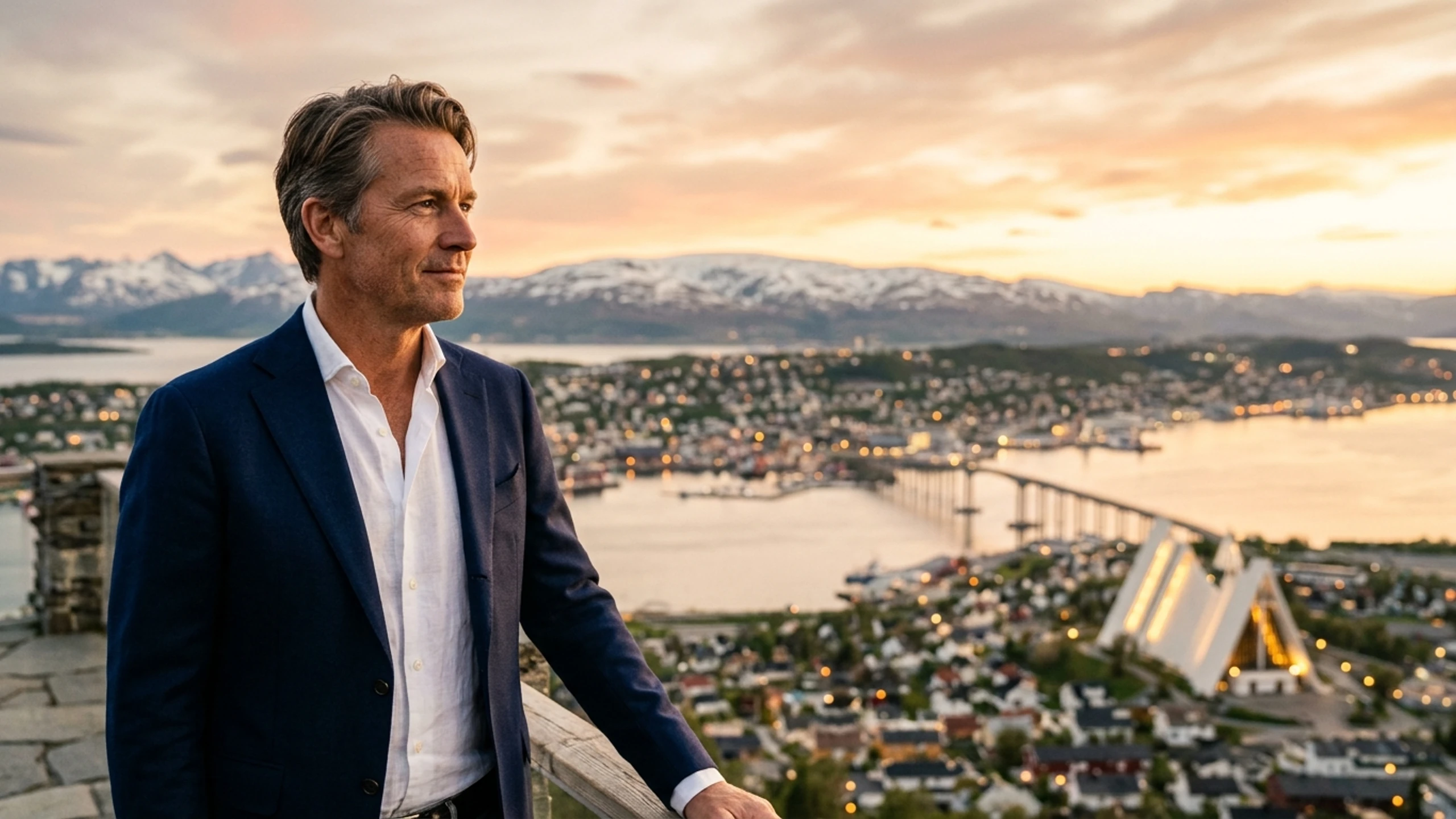Seattle to Tromsø Business Class — Premium business class cabin interior