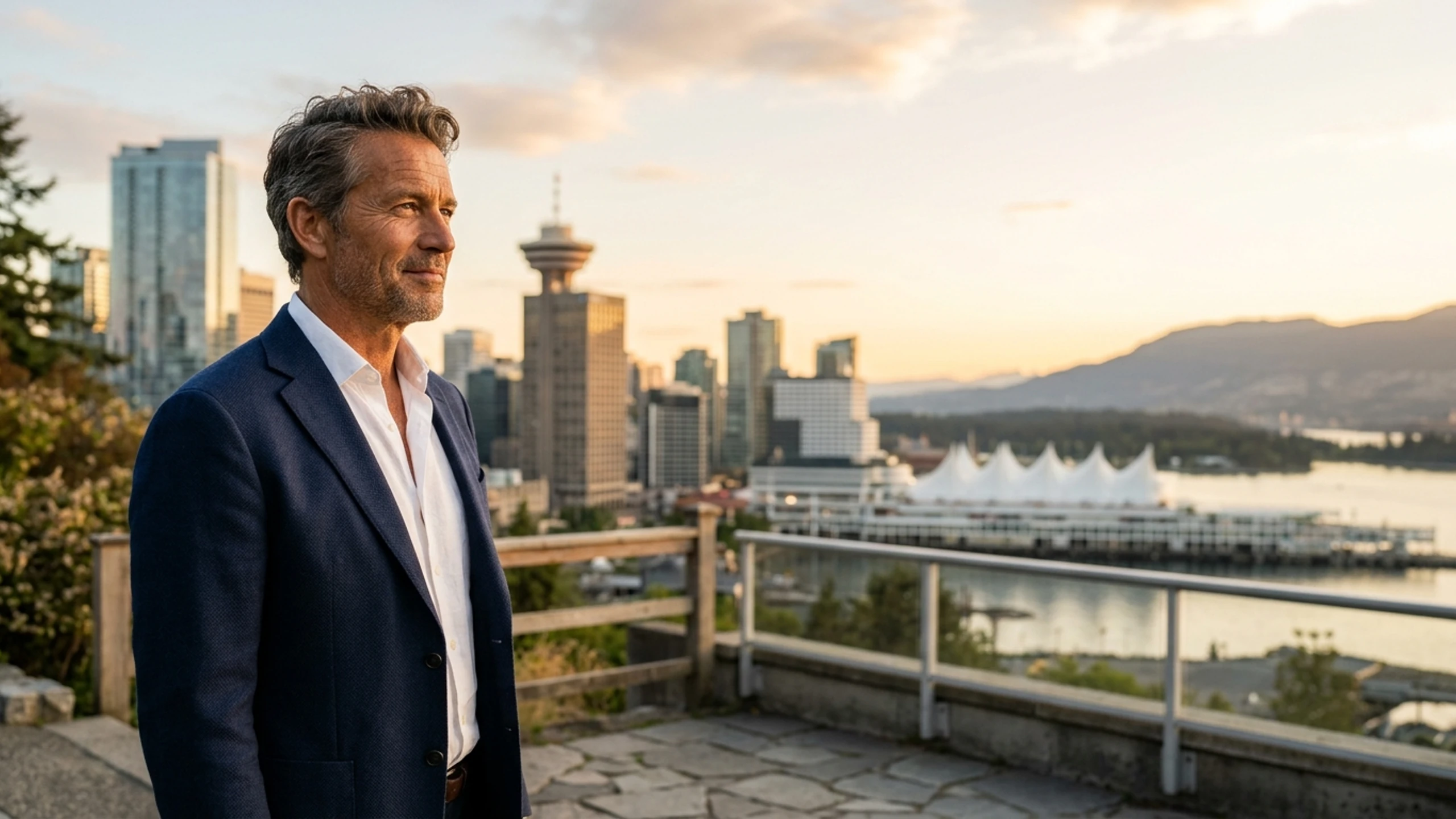 San Francisco to Vancouver Business Class — Premium business class cabin interior