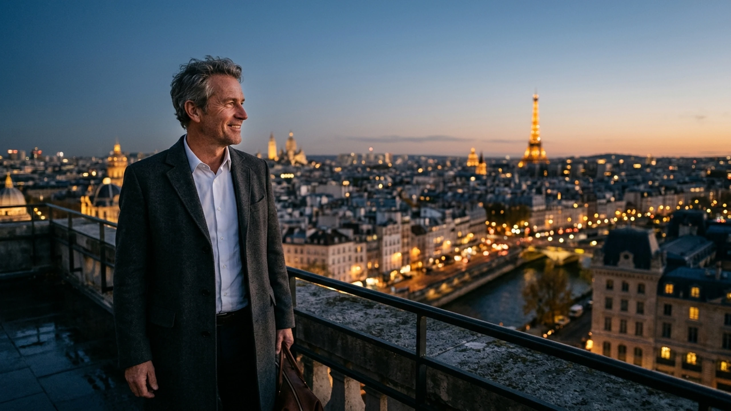 Boston to Paris Business Class — Premium business class cabin interior