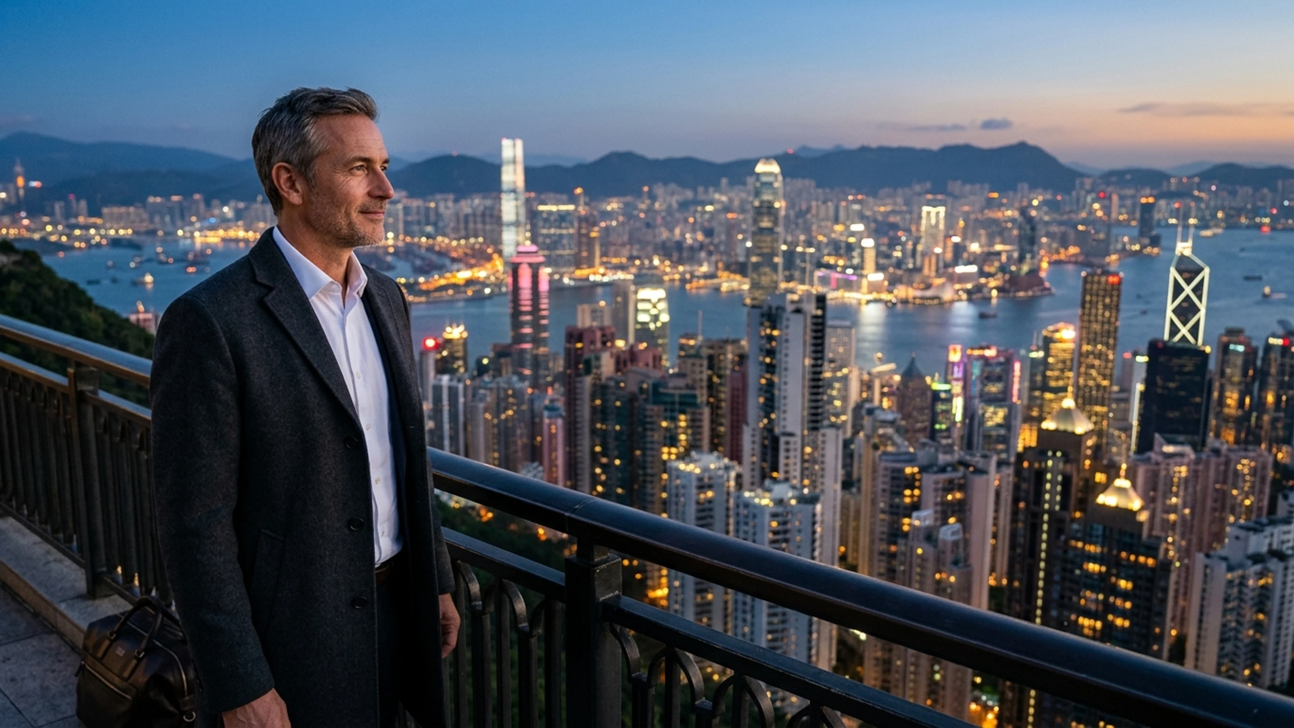 San Francisco to Hong Kong Business Class — Premium business class cabin interior